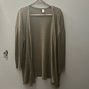 H&M Green Cardigan